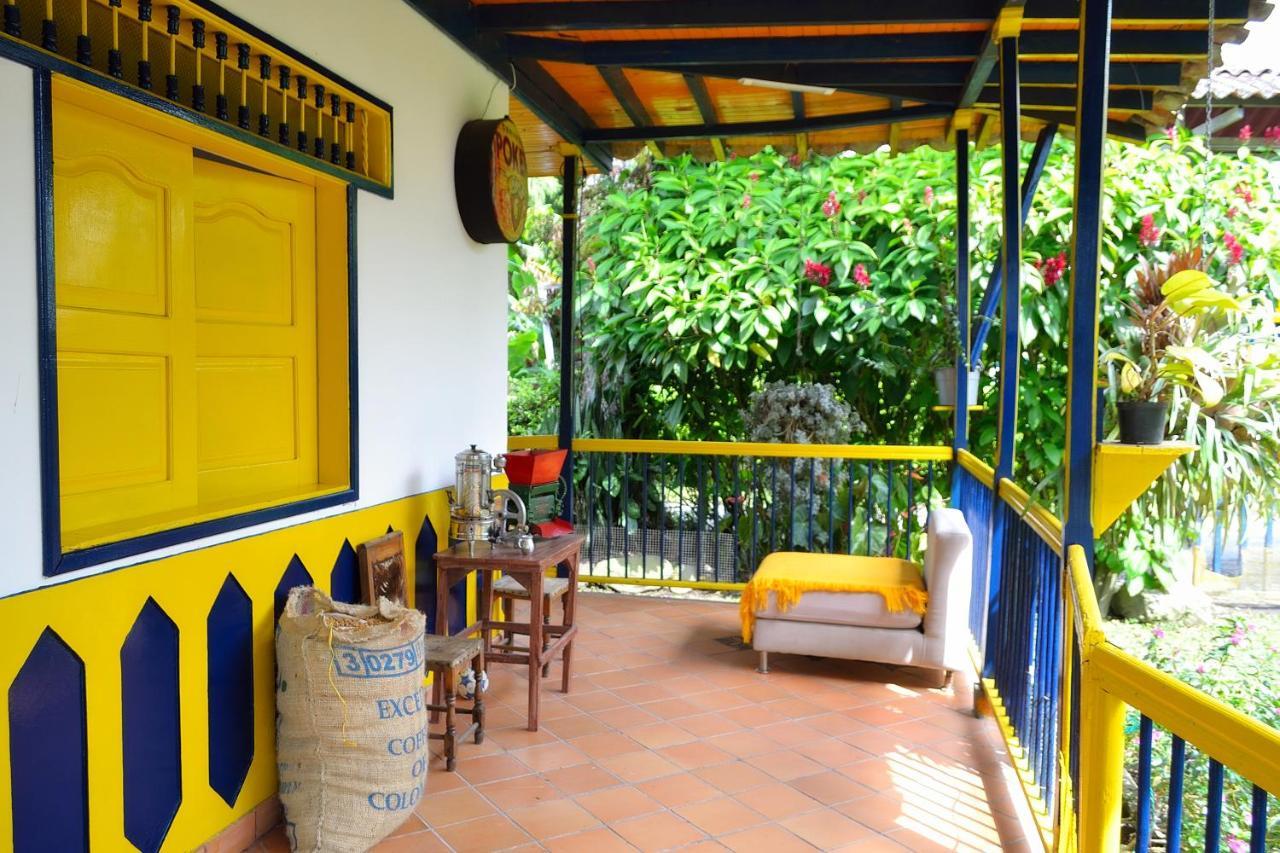 Casa Finca Villa Luz A 800 Mts Del Parque Del Cafe Montenegro Kültér fotó